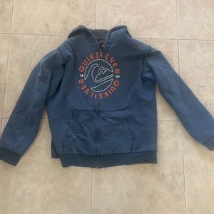 Quiksilver Sherpa lined hoodie youth 14/16